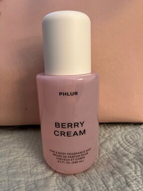 PHLUR Berry Cream Hair & Body Mist — Soft Pink